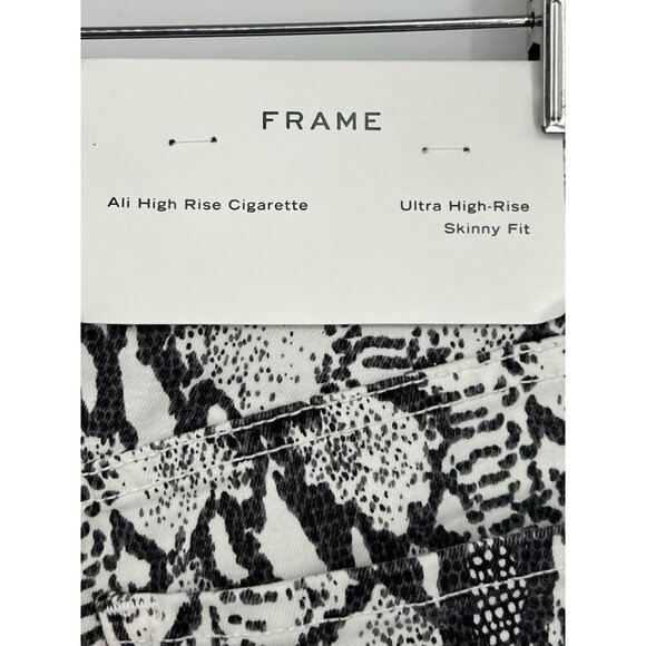 Frame Denim Ali High Rise Cigarette Ultra High-Rise Skinny Fit Jeans Size 26 New - Picture 5 of 8